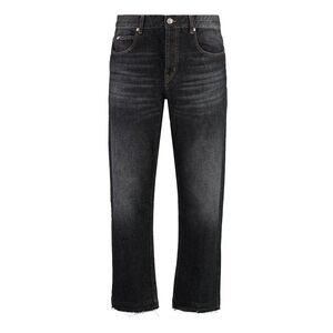 ISABEL MARANT Men's Straight Leg Denim Jeans Men BLACK Pants
